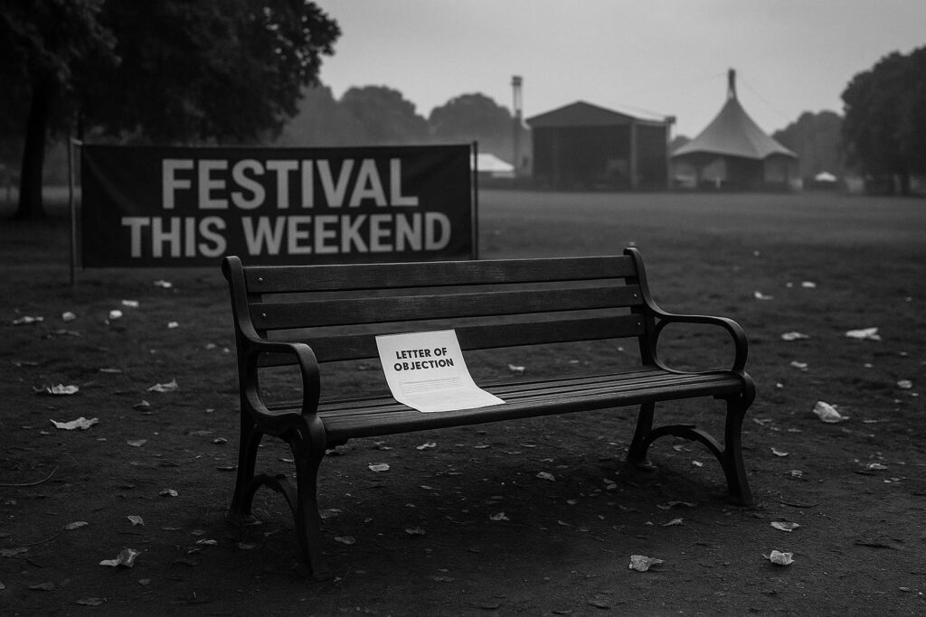 Roe Green festival licence reignites battle over noise, litter and park use