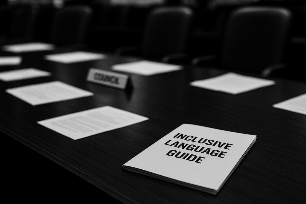 Councils’ inclusive‑language guides prompt rows over advisory tips, not bans