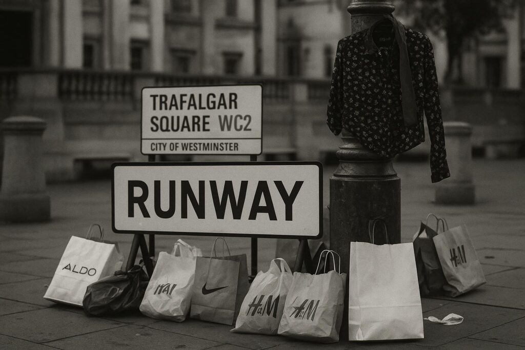 Topshop bets nostalgia and quality over bargain prices in Trafalgar Square comeback