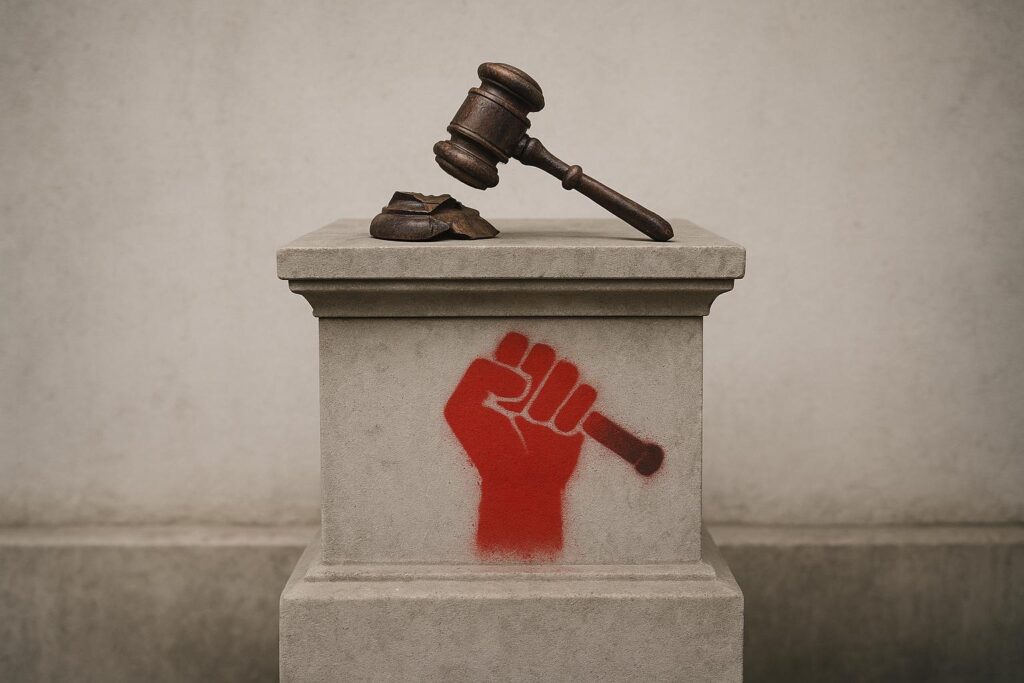 Banksy’s protest mural at London’s Royal Courts of Justice removed over heritage concerns