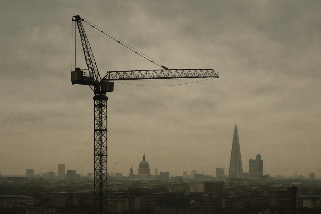 Record low planning approvals threaten UK government’s housing target